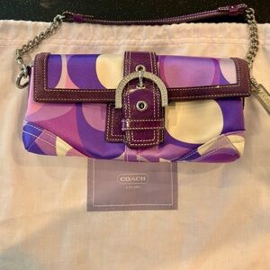 Vintage Coach purple bag